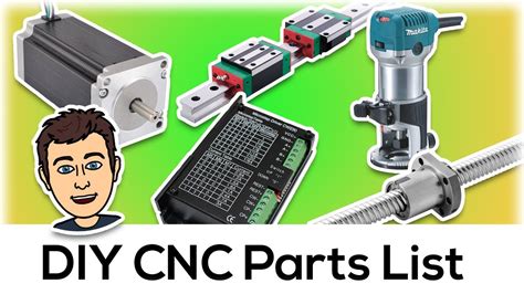 cnc diy parts list|homemade cnc parts.